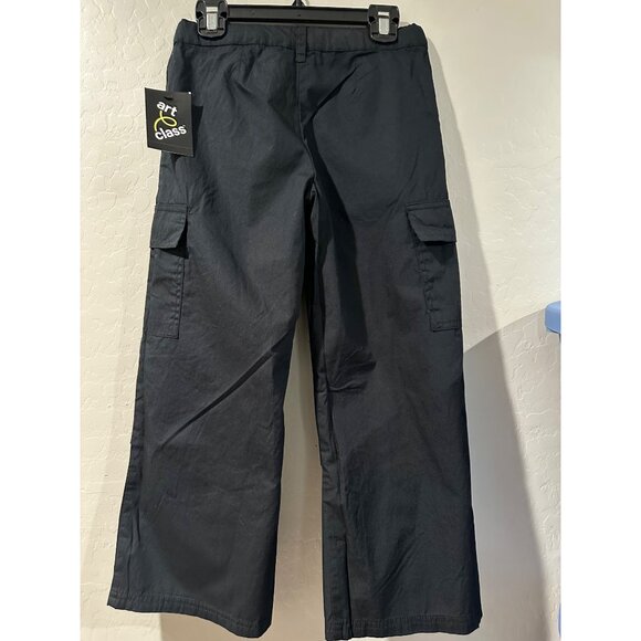 Cat & Jack Girls Plain Pocket Tee 6/7 & Art Class Wide Leg Cargo Pant 6/7 NWT - Picture 3 of 7